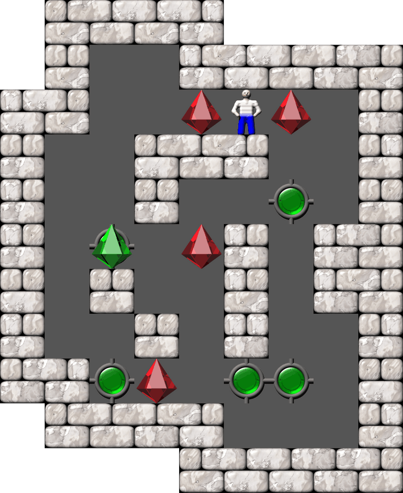 Sokoban Frantisek Pokorny collection level 26